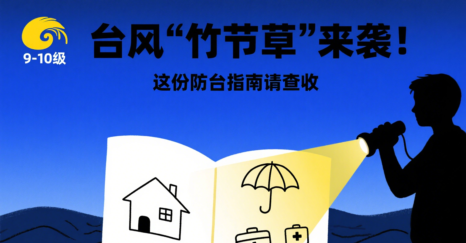 臺(tái)風(fēng) “竹節(jié)草” 來襲！這份防臺(tái)指南請(qǐng)查收