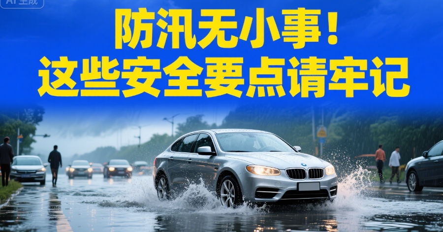 防汛無小事！這些安全要點(diǎn)請牢記